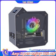 In stoick-For  5 Mini Tower Fan Kit JST 4 Pin Port Fan Kit Active Cooler Kit Includes 0.96 Inch OLED