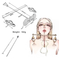 Adult Stainless Steel Breast Puller Breast Clip Sexy Rotating Stretching Hanging Female Alternative 