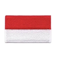 MERAH FLAG PATCH 5X3CM • RED AND WHITE FLAG PATCH