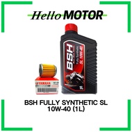 BSH BOON SIEW HONDA MINYAK HITAM OIL LUBRICANTS FULLY SYNTHETIC 10W40 EX5 RS150 RSX150 WINNER 4T OIL