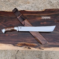 Pisau Tabas Kopak Rawing - Baja Full Tang Senokeling