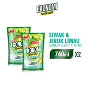 [Paket isi 2] EKONOMI Power Liquid Siwak & Jeruk Limau 650ml