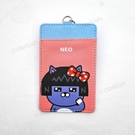 Kakao Friends Neo Cat Ezlink Card Holder with Keyring