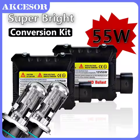 H4 HID Bi-Xenon Light Kit 55W with Ballast 9004 9007 9008 HB1 HB5 H13 9003 HB2 Car Headlight Bulbs 5