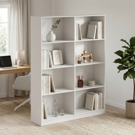 Furniture Direct ECO MESA 8 Compartment File Cabinet-White