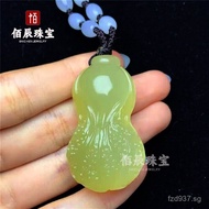 Pendant Green and White Jade Gift Source for Men and Women Live Jade Pendant Wholesale Ice Seed Cabb