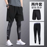 运动短裤压缩训练速干衣紧身高弹透气健身服跑步篮球加绒打底裤男Sports Shorts Compression Training Quick-Drying Clothes Tight High Ela