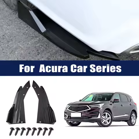 Rear Bumper Lip Diffuser Splitter Canard Protector Front Spoiler Body Kit For Acura RDX MDX TLX Inte