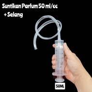 SUNTIKAN PARFUM 50ML + SELANG / SUNTIKAN TINTA/PARFUM FREE SELANG