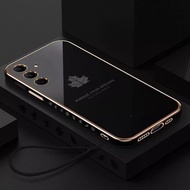 Samsung A34 5G Softcase Maple Plating Protective Back Cover