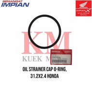 OIL STRAINER CAP O-RING, 31.2X2.4 HONDA 91303-K0R-V01