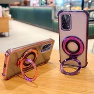 New For OnePlus Nord N200 N20 5G Bracket Phone Case DE2118 DE2117 1+n20 1+n200 Clear Luxury Casing