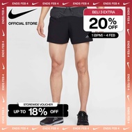 Nike Dri-FIT Celana Pendek Pria Trail Second Sunrise 5" ADV Brief-Lined Running - Black [HJ3573-010]