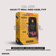 JUAL AKUN TIKTOK TT 10K 15K 20K 25K 30K 40K 50K 100K 200K 500K 1M REAL INDO HASIL FYP