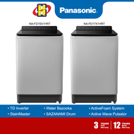Panasonic Washing Machine (15KG) Inverter StainMaster Water Bazooka Top Load Washer NA-FD15X1HRT / NA-FD17X1HRT