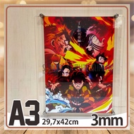 Acrylic Frame Wall Poster Display Frame Size. A3 - 3mm | Acrylic Poster A3 3mm | A3 3mm Acrylic Post