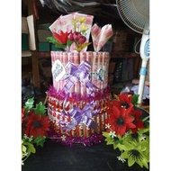 Money Tower/ Tower Snack/ Snack Tower Mix Money/ Hadiah Ulang Tahun/