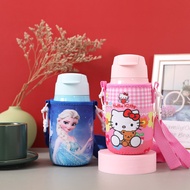 Tupperware 330ml Thermos Cup Holder cc Straw Cup Portable Protective Case Children Toot Cup Water Cu