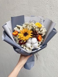 現貨🔥 木棉花花束 木棉花 太陽花 松果 乾花 永生花 香皂花 假花 仿真花 聖誕 畢業 生日 紀念 女朋友 禮物 花束（爽快買家送燈串 文盲不回🤧‼️）