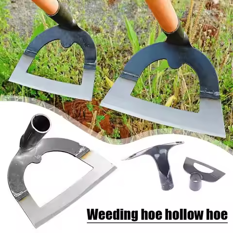 Weeding Hoe Handheld Hollow Hoe Thickened Manganese Steel Professional Agricultural Weeding Hoe Plan