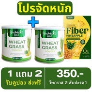 โปรจัดหนัก 1แถม1 วีทกราส ยูมิโกะ WHEAT GRESS Yumiko ใบอ่อนข้าวสาลี คอลโรฟิลล์ผักผง ไฟเบอร์สูง ถ่ายสะ
