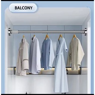 Adjustable Window Drying Rack for Clothes Tension Rod Curtain Shower Adjustable Rod