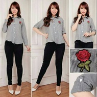 KEMEJA ELYSIA SHIRT ( Good QUALITY )