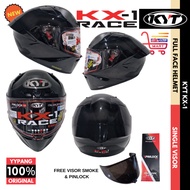[ORIGINAL] KYT KX-1 RACE GP CARBON GLOSSY (FREE SMOKE VISOR + PINLOCK)