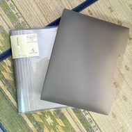 A4 size file 磨砂PP 灰色透明文件夾 100頁資料冊連防塵殼