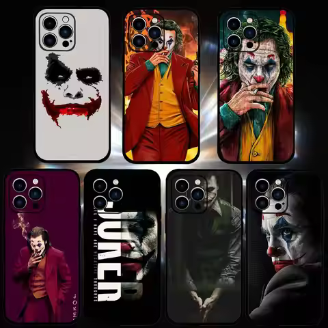 Movie Joker Clown Apple IPhone11 12 13 14 15 16 17 Pro Max Iphone17 Pro Max 17Pro 17 Air Funda Dura 