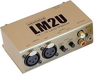 Whirlwind LM2U 2-Channel Balanced to Unbalanced Line Level Converter, 20Hz-20kHz Frequency Response,