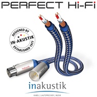 Inakustik Premium Audio Interconnect XLR to XLR 1.5 Meter Design In Germany