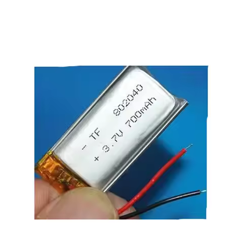 802040 3.7V 700Mah Polymer Lithium Li-po Rechargeable Battery