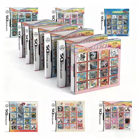 4300 in 1 Compilation DS NDS 3DS 3DS NDSL Game Cartridge Card Video Game Handheld Player (R4 card)