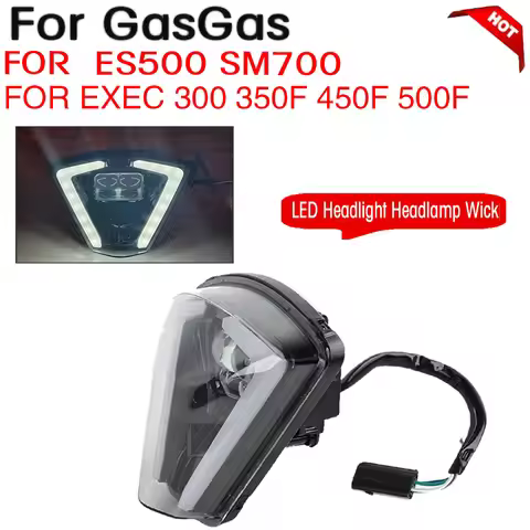 Motorcycle Accessories LED Headlight Headlamp Headlamp Wick For GASGAS EX EC 300 350F 450F 500F SM70