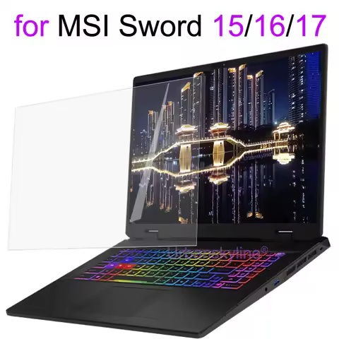 Screen Protector for MSI Sword 16 17 HX 15 15.6 17.3 B13V B14V A13U A13V A12V A12V HD Clear Guard Ma