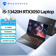 Machenike S15 RTX3050 Gaming Laptop 2026 Brand New Laptop (i5-13420H/i7-13620H 16G 512GB SSD 15.6 14
