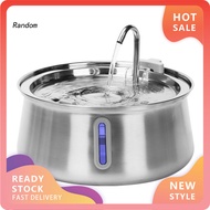 RAN 4l Dog Water Dispenser Pet Water Fountain with Low Noise Pump Cat Water Fountain Stainless Steel