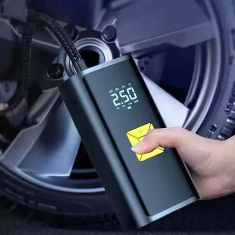 Car Mounted Inflation Pump Intelligent Digital Display Wireless Tire Inflation Pump Tire Pressure De