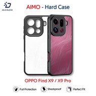 DUX DUCIS AIMO - For OPPO Find X9 / Find X9 Pro Case - CLEAR Anti-Yellowing Hard Case, Shockproof & 
