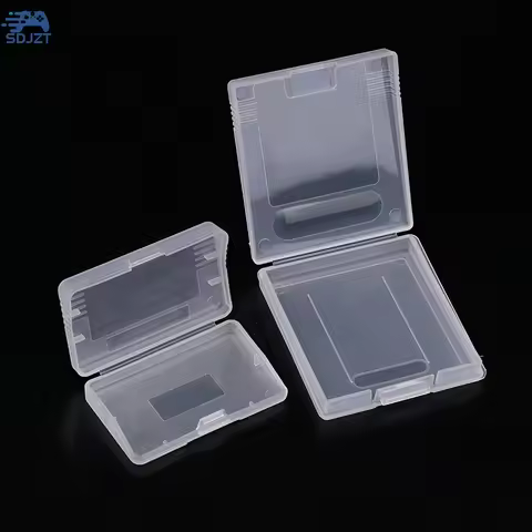 5Pcs Transparent Game Cartridge Case For Gameboy Advance GBA GBC Plastic Dustproof Box Cover For Gam