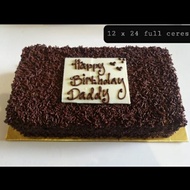 Cake Full Meses Bel Mondo/Bolu Jadul/Kue Ulang Tahun Medan 12x24cm