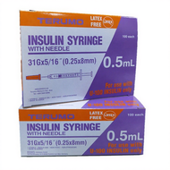 Terumo Insulin Syringe (0.5ML/1.0ML) with Needle 100 units