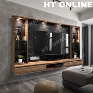 [HT ONLINE] 8ft Modern TV Cabinet  Wall Mounted Tv Cabinet  Hall Cabinet Kabinet TV Gantung Rak Tv