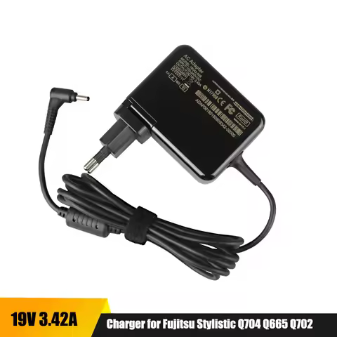65W 19V 3.42A Laptop Charger for Fujitsu Stylistic Q704 Q665 Q702 Ac Adapter 65W 3.5*1.35mm Power Su