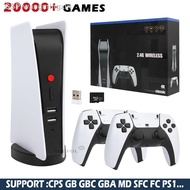 ตัวควบคุมเครื่องเล่นวิดีโอเกม M5 Wangmingxin สำหรับ PS1เกม20000เกมในตัว/FC/GBA
