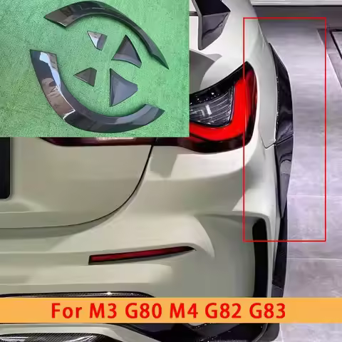 Lip BMW M3 G80 Fender For BMW M3 G80 M4 G82 G83 Carbon Fiber Wheel Eyebrow Arch Fender Flares Cover 