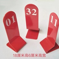 Table Number Plate Table Number Plate Number Plate Standing Plate Dining Double-Sided Number Plate T