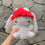 Bunny Plushie Amigurumi Crochet Handmade