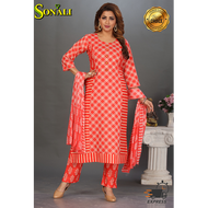 Sonali Premier Quality Couple Collections Men Shirt 3 PCS Suit Women Suit Kemeja Labuh Baju Sedondon